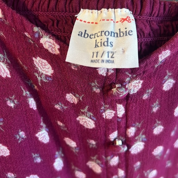 Abercrombie kids red floral dress - Picture 4 of 4